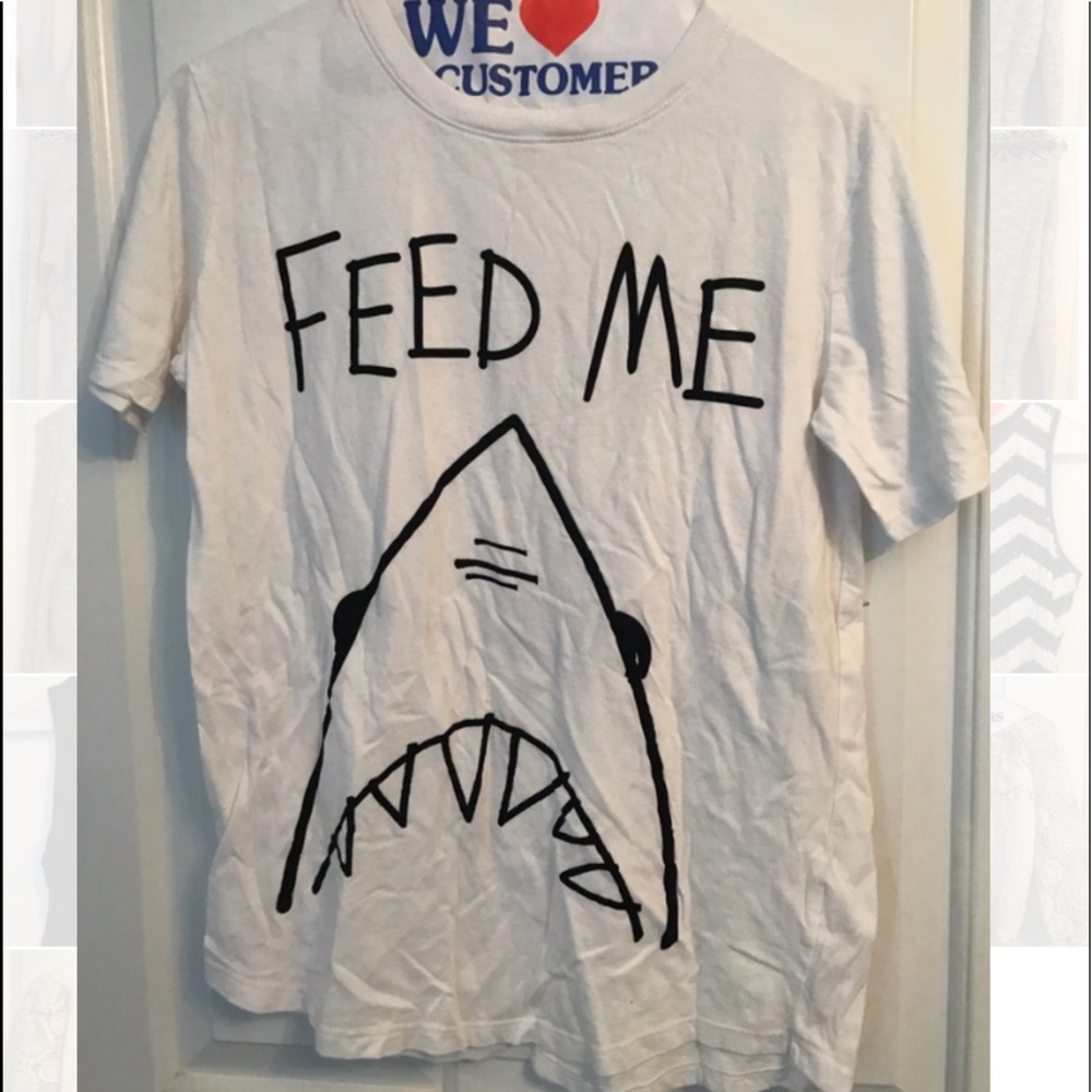 Forever 21 "Feed Me" Oversized Top
